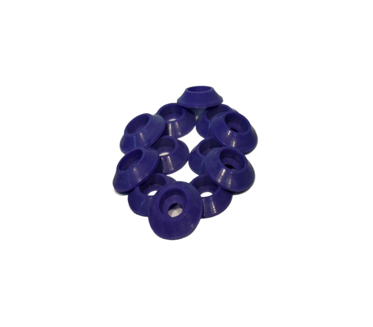 PURPLE LARGE PLASTIC WASHER – PACK OF 12
