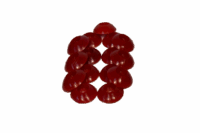 RED LARGE PLASTIC WASHER - PACK OF 12