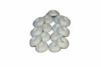 WHITE LARGE PLASTIC WASHER - PACK OF 12