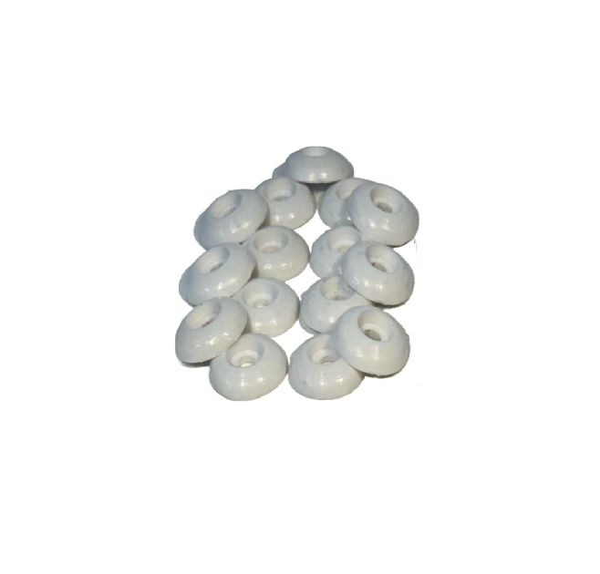 WHITE LARGE PLASTIC WASHER – PACK OF 12