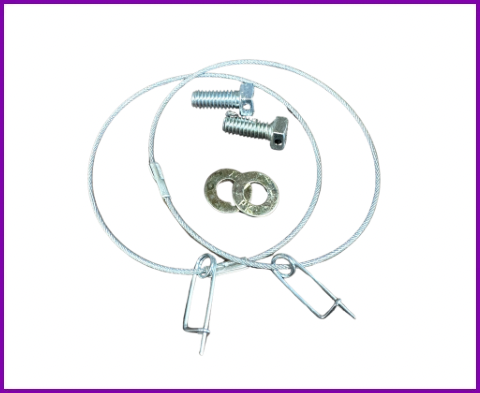 SAFETY PIN ASSEMBLY FOR CASTOR BLOCK