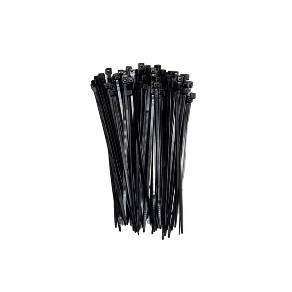 4″ BLACK CABLE TIES (100 PC)