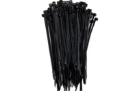 7" BLACK CABLE TIES (100)
