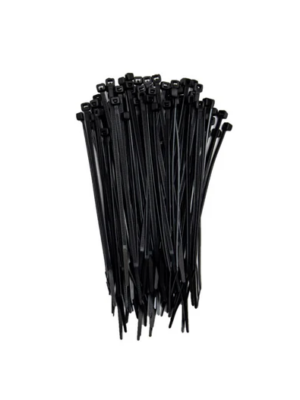 7″ BLACK CABLE TIES (100)