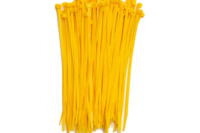 7" YELLOW CABLE TIES (100)