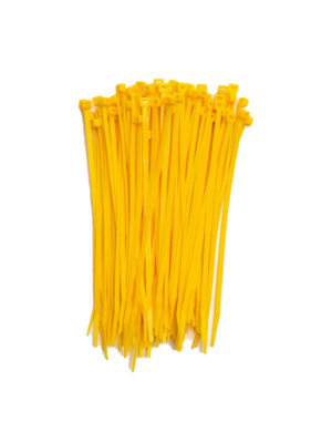 7″ YELLOW CABLE TIES (100)
