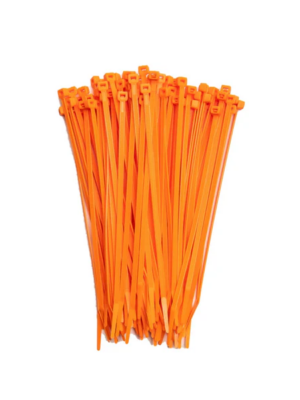 7″ FLUORESCENT ORANGE TIES