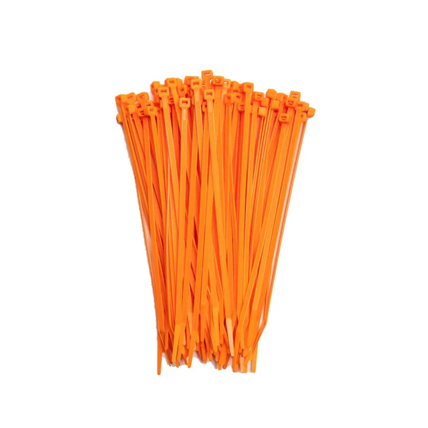7″ FLUORESCENT ORANGE TIES
