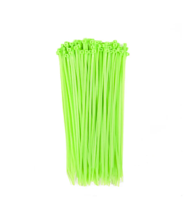 7″ FLUORESCENT GREEN TIES