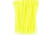 7" FLUORESCENT YELLOW TIES