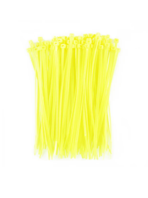 7″ FLUORESCENT YELLOW TIES