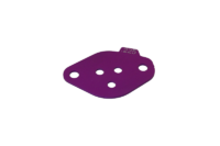 WKA 3 HOLE PURPLE REST. ANIMAL