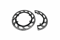 PRO ULTRALITE GEAR GUARD BLACK 8 1/2"  FOUR SPOKE