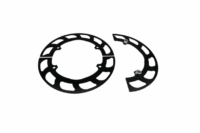 BLACK FOUR SPOKE 8 1/2" SPROCKET GAURDS