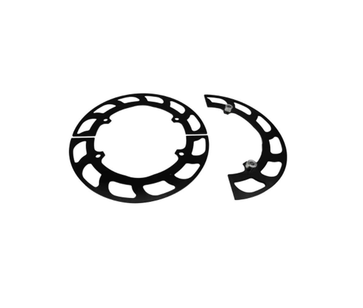 BLACK FOUR SPOKE 8 1/2″ SPROCKET GAURDS