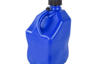 FUEL JUG, 5 GAL, BLUE,  9 X 9 X 23" TALL SQUARE PLASTIC