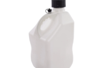 FUEL JUG, 5 GAL, CLEAR,  9 X 9 X 23" TALL SQUARE PLASTIC