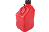 FUEL JUG, 5 GAL, RED,  9 X 9 X 23" TALL SQUARE PLASTIC