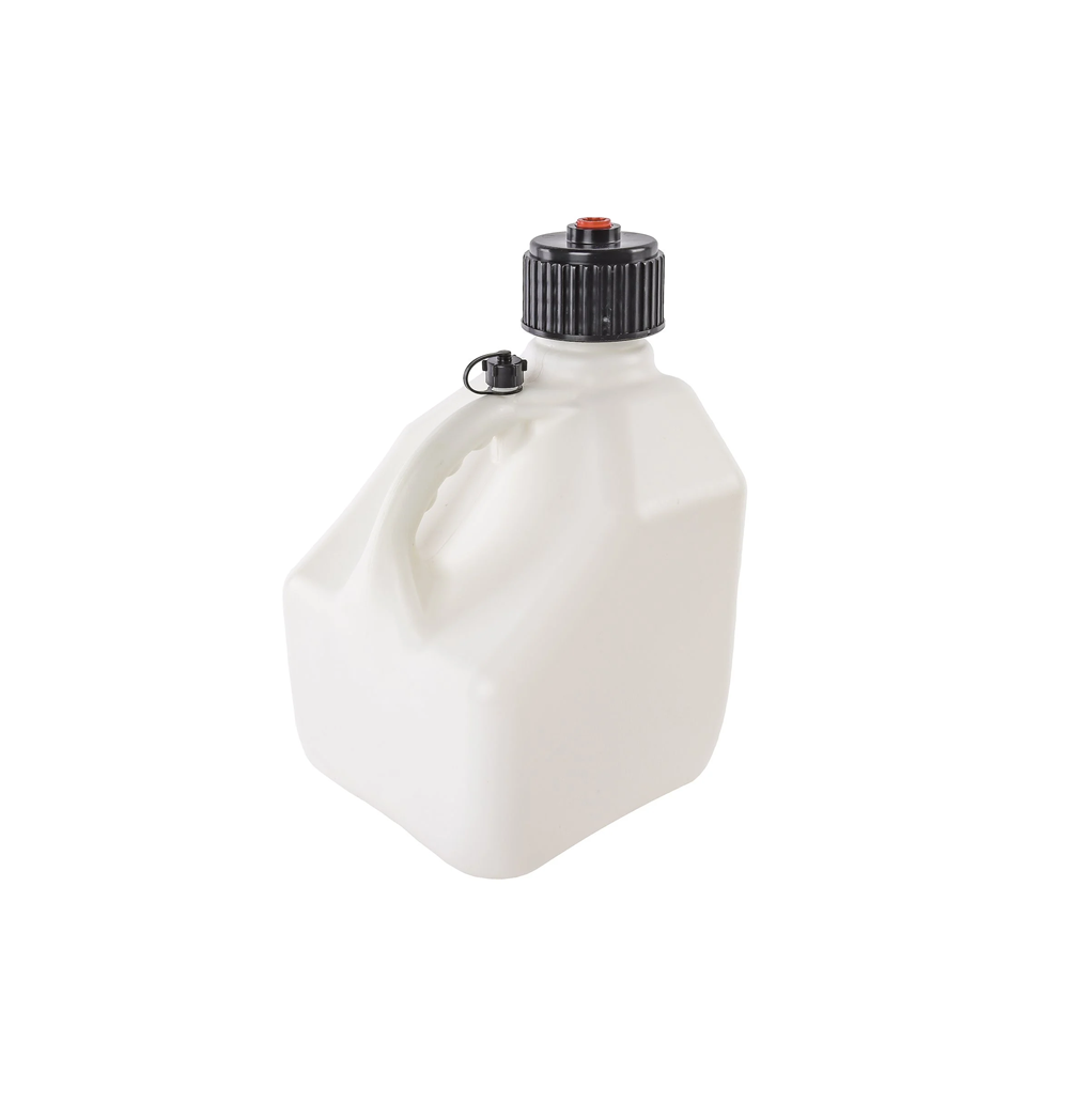 FUEL JUG, 3 GAL, CLEAR, SQUARE PLASTIC