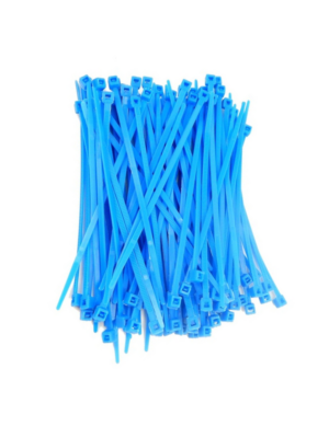 7″ FLUORESCENT BLUE TIES