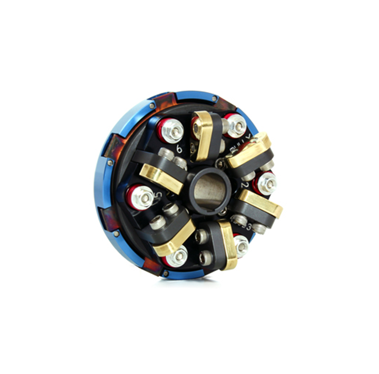 1 DISK 6 SPRING BULLY CLUTCH W/ ROLLER LEVERS  – NO SPROCKET