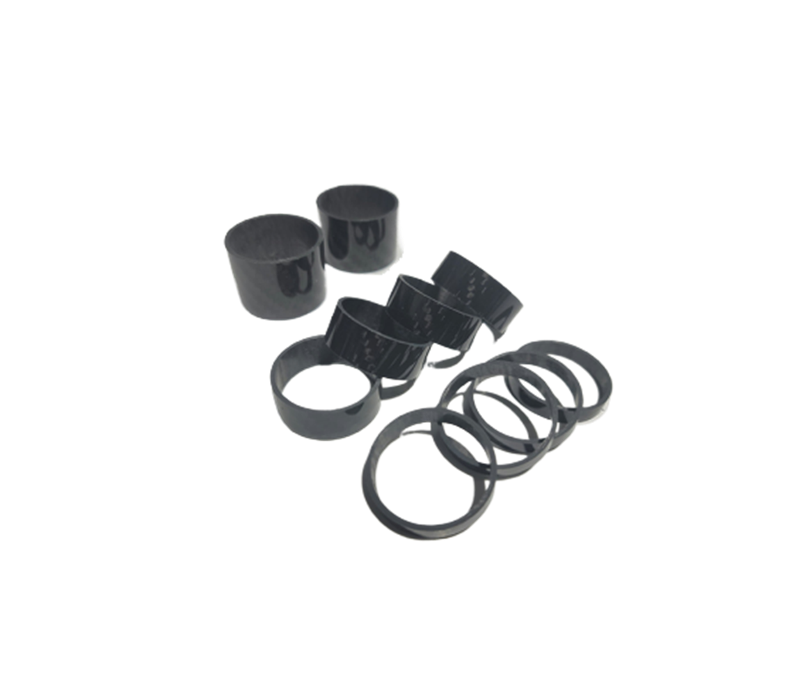 CARBON FIBER 1.25″ AXLE SPACER KIT