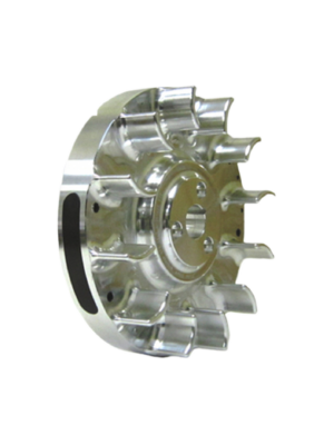 BILLET NON ADJ FLYWHEEL W/FINS