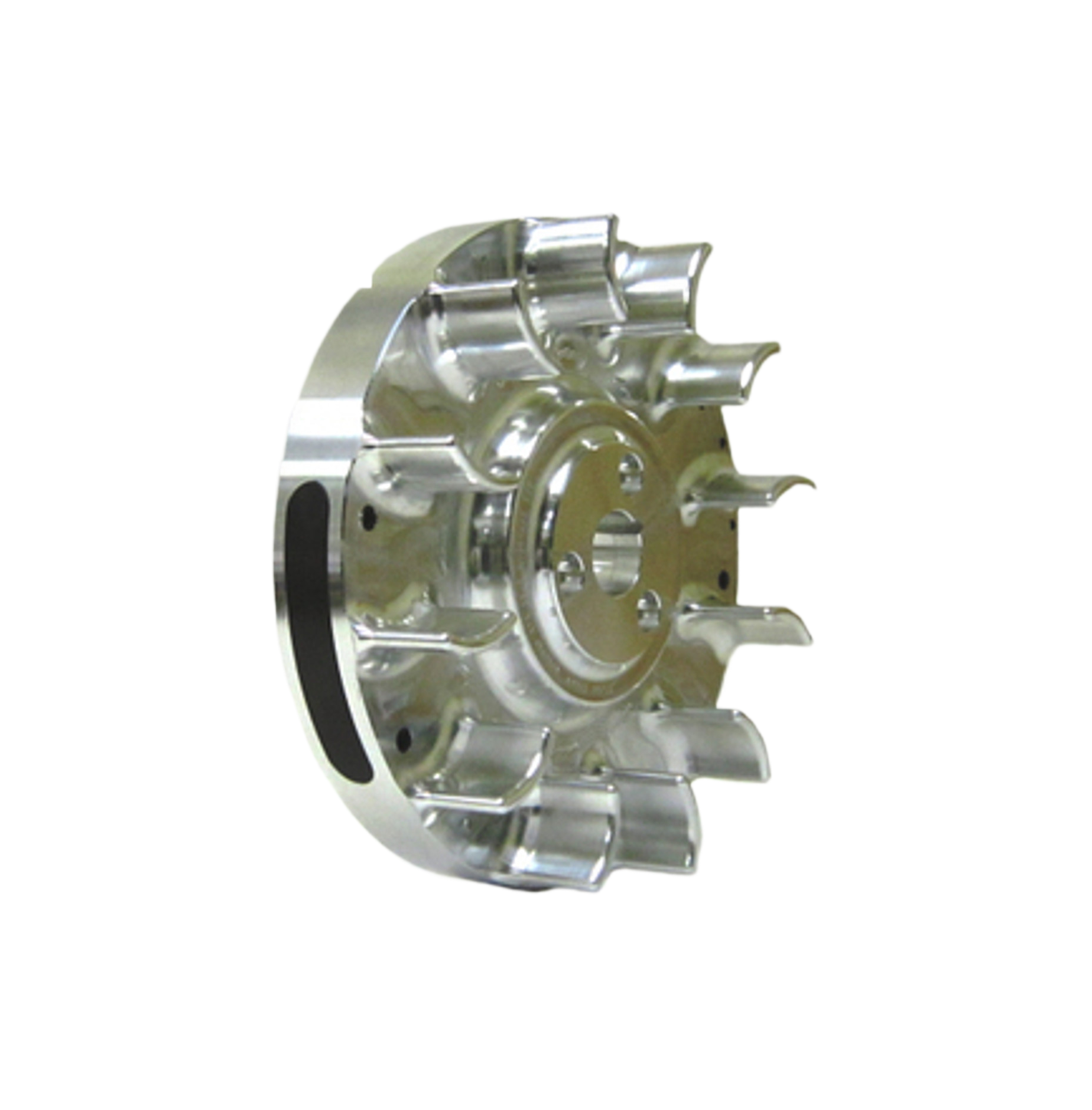 BILLET NON ADJ FLYWHEEL W/FINS