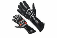 K1 TRACK 1 AUTO RACING GLOVES, BLACK, SMALL