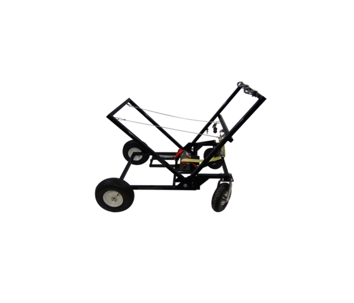 BIG TIRE KART LIFT- BLACK – SHORT HOOKS W/ HANDLE