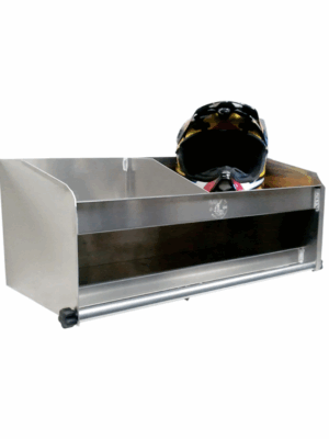 DELUXE 2 BAY HELMET SHELF