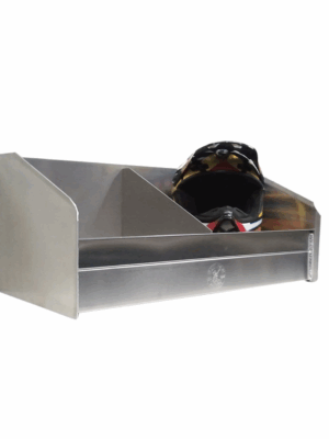 2 BAY HELMET SHELF