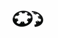 8" CARBON FIBER SPROCKET GUARDS, 6 BOLT HUBS