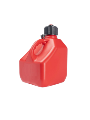 FUEL JUG, 3 GAL, RED, SQUARE PLASTIC