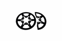 CARBON MINI GEAR GUARDS 7" WMS STYLE