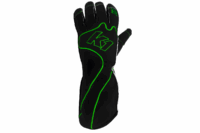 K1 RS1 RACING GLOVE BLACK/GREEN SIZE MEDIUM