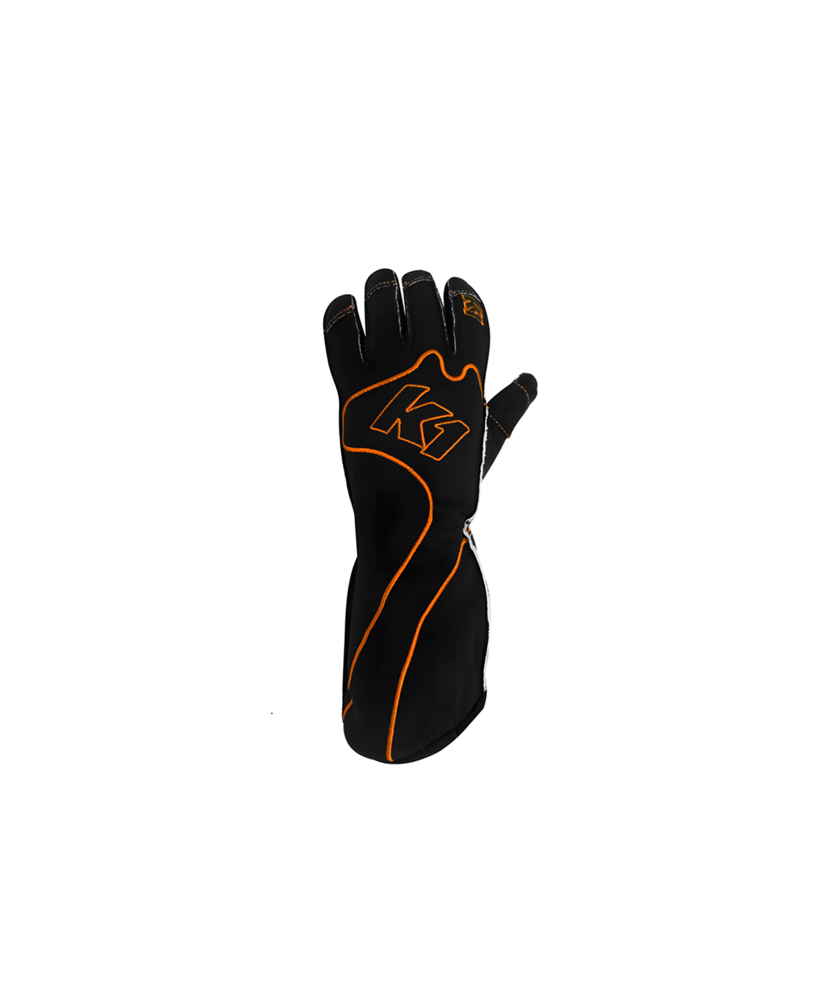 K1 RS1 RACING GLOVE BLACK/ORANGE SIZE LARGE