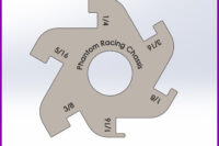 CASSETTE WHEELBASE GAUGE STAR TOOL